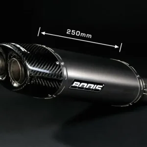 Aanbieding Bodis uitlaat demper Oval Q1 Titanium / RVS Honda CBR600RR 2005-2006