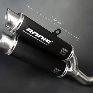 Veilige Betaling Bodis uitlaat Honda VFR1200 X Crosstourer 2012-2015 GPC-X2 RVS zwart