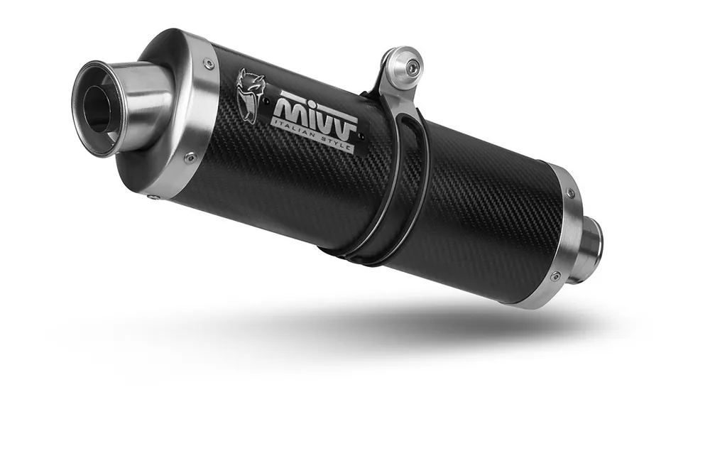 MIVV Oval Slip On uitlaat Yamaha FZ1 N / S Fazer / ABS (2006-2015) Voordeelprijs