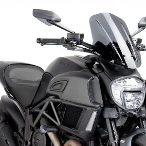Beste Prijs Puig windscherm Ducati Diavel 2014-2018 Touring