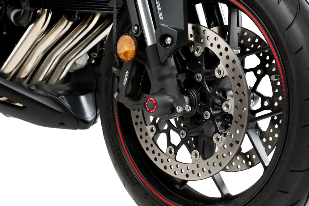 Laatste Kans Puig PHB19 as valdoppen voorzijde Honda CB650R / CBR650R / NT1100 / CB1000 Hornet